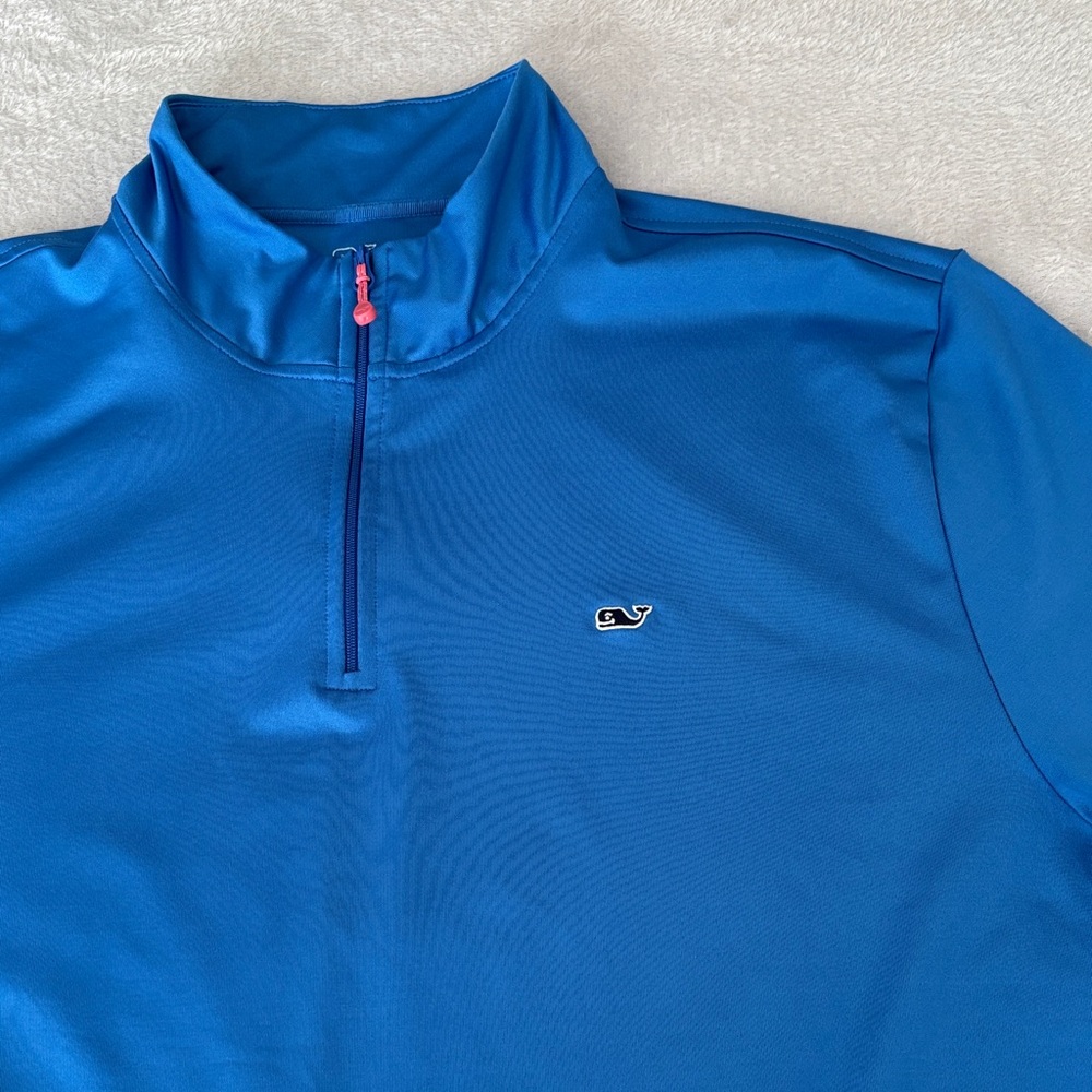 Vineyard Vines PERFORMANCE Men's Royal Blue Lightweight Pullover Size XXL EUC